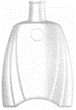 A white bottle with a round topDescription automatically generated