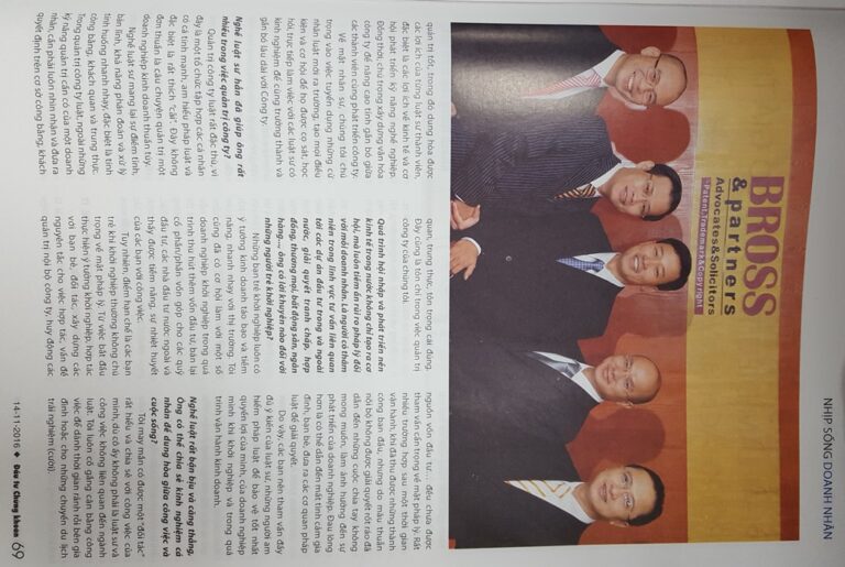 Luật sư Trần Anh Hùng – Luật sư Điều hành của BROSS & Partners chia sẻ cách quản trị những người thích “cãi”