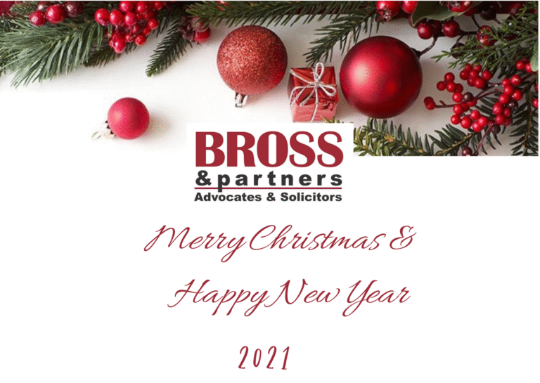 Season’s Greetings and Happy New Year 2021